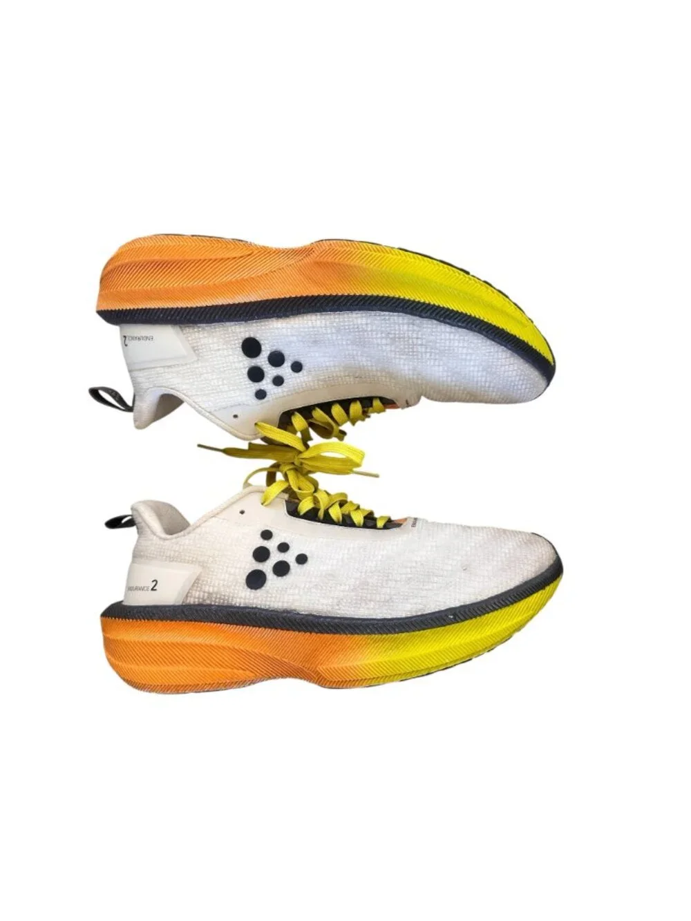 Craft Endurance 2 PX Foam Running Shoes White Mens Size 9.5 Athleisure Sporty - Picture 5 of 16